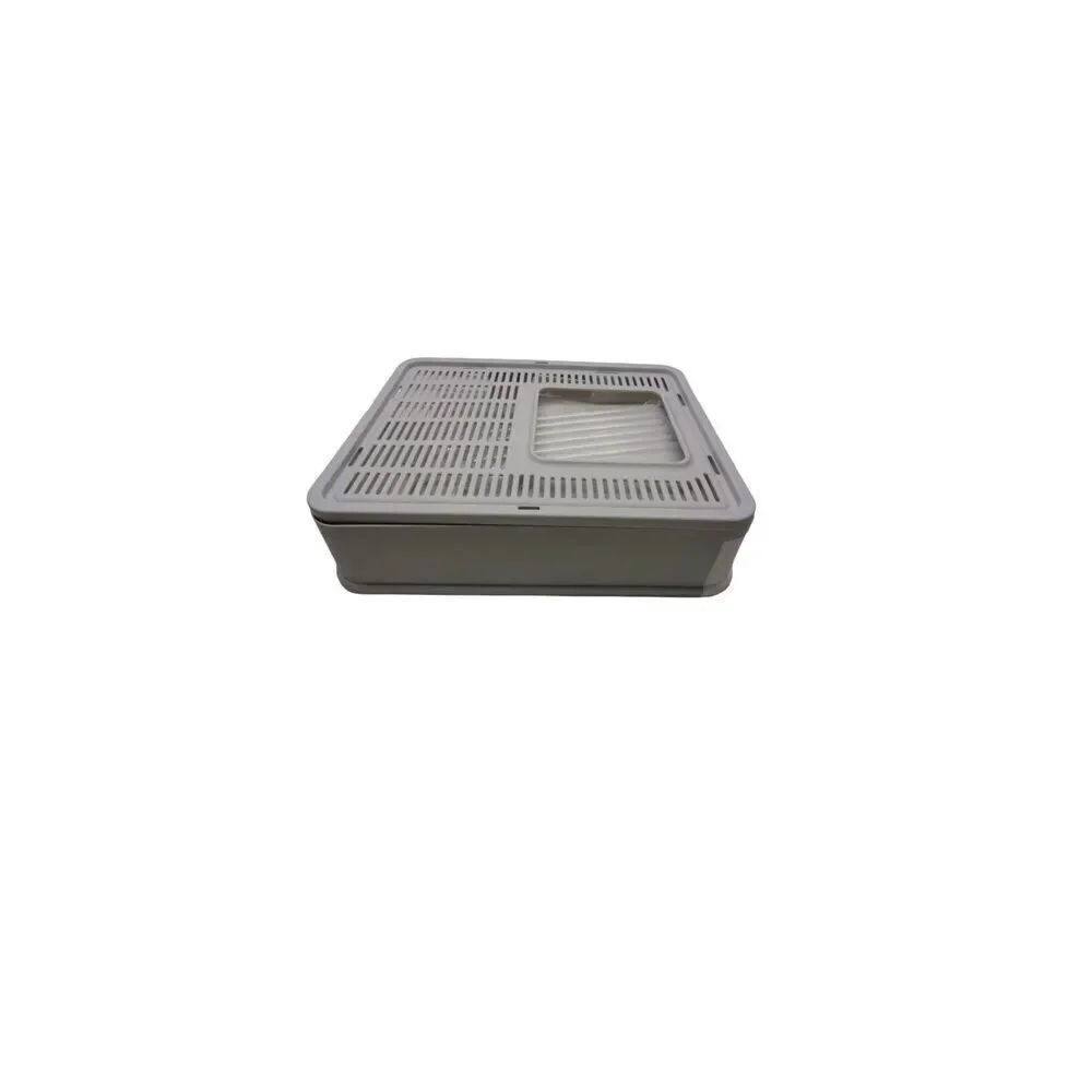 MSP-09 Generic Large Foldable Cat Litter Box with Lid Gray New